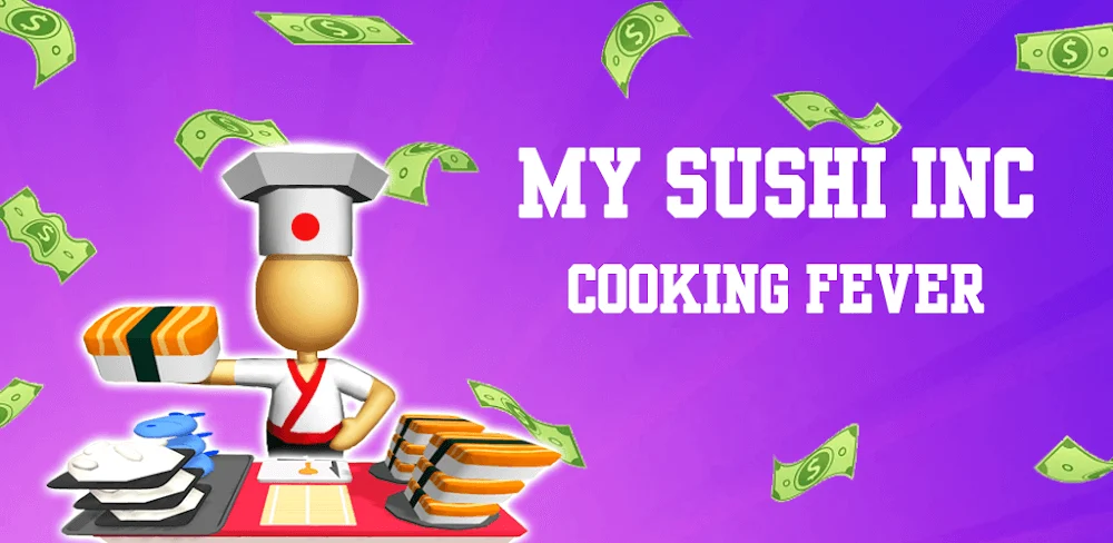 My Sushi Inc: Cooking Fever captura de pantalla 1