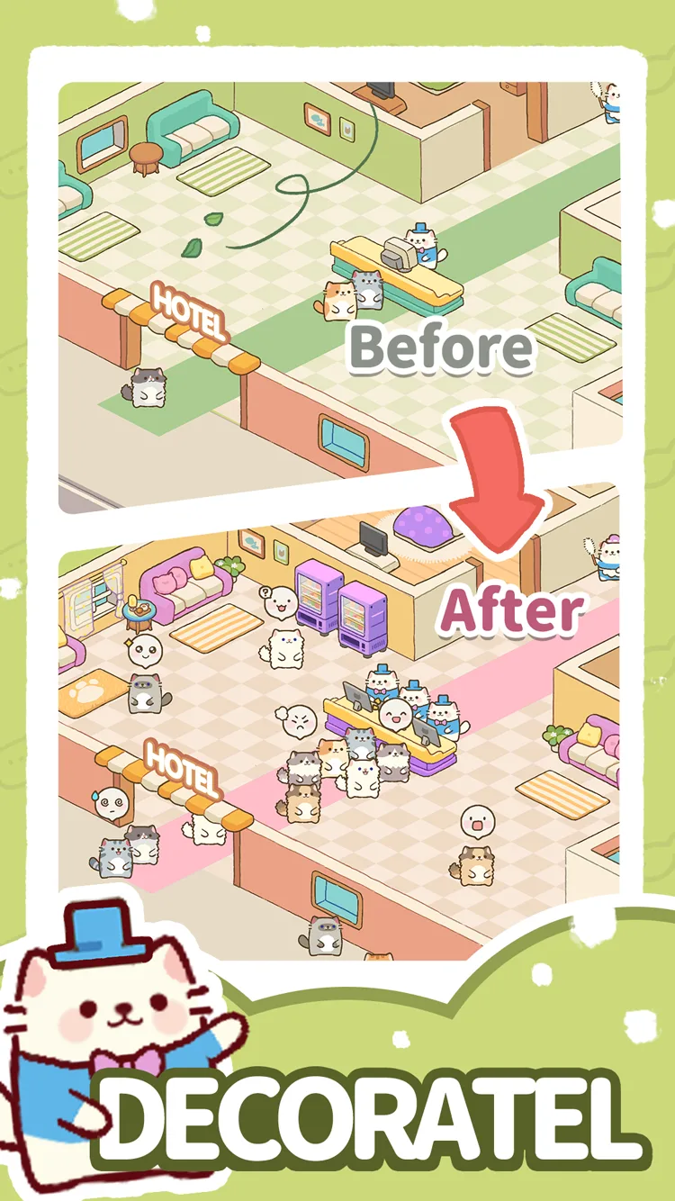 Tangkapan layar My Purrfect Cat Hotel 5