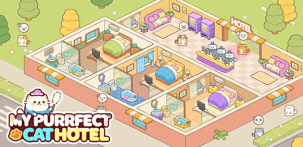 Tangkapan layar My Purrfect Cat Hotel 1