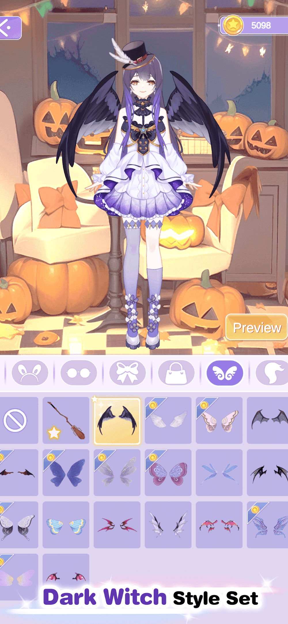 Captura de pantalla de Magic Princess: Dress Up Games 6