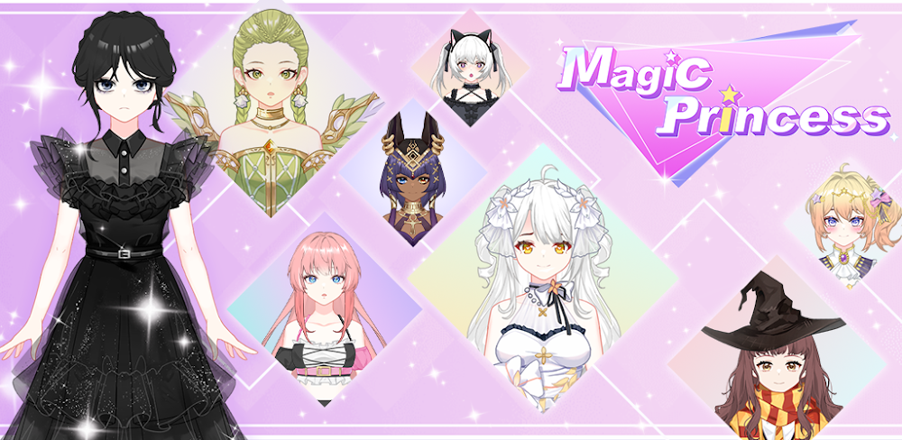 Captura de pantalla de Magic Princess: Dress Up Games 1