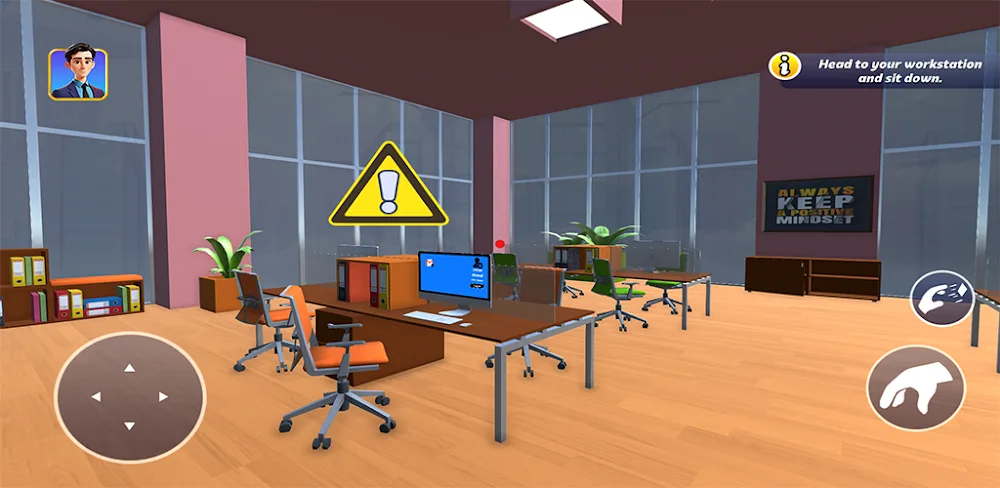 Tangkapan layar Office Life Simulator Boss PA 1