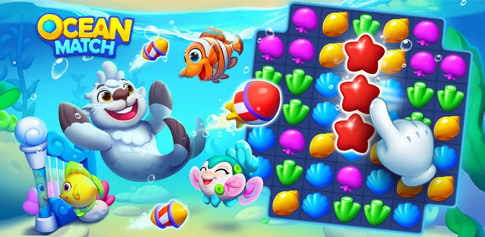 Ocean Match captura de tela 1