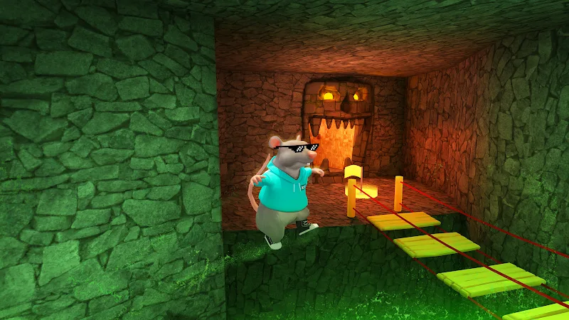 Obby Escape: Prison Rat Dance gameplay screenshot 3