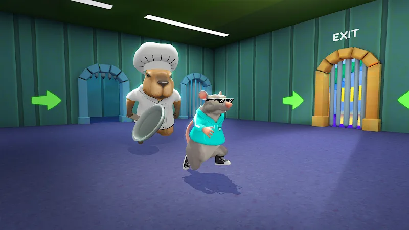 Obby Escape: Prison Rat Dance gameplay screenshot 5