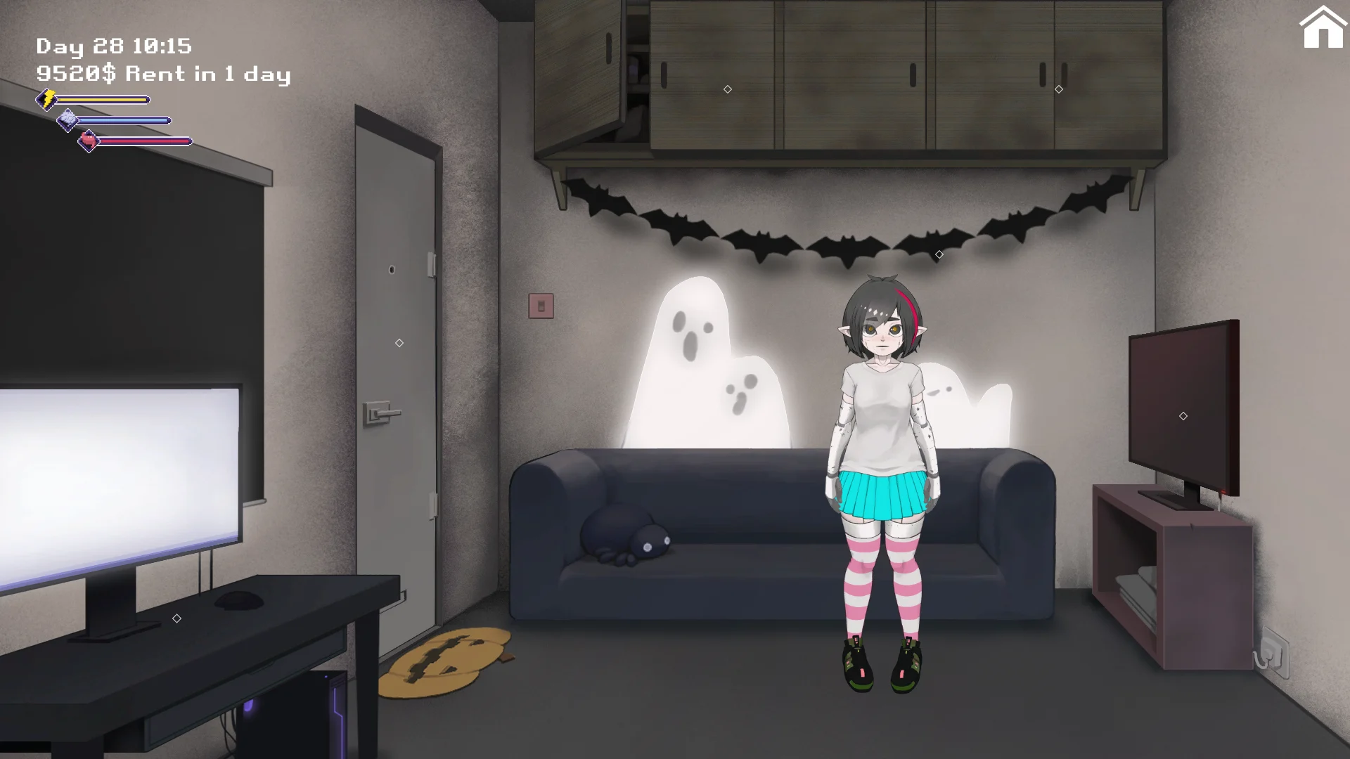 Captura de pantalla del juego My Dystopian Robot Girlfriend 1