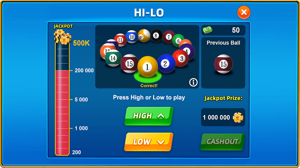 Captura de pantalla del juego 8 Ball Blitz 5