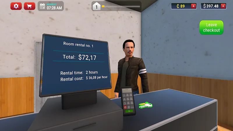 My Hotel Simulator 3D tangkapan layar gameplay 2