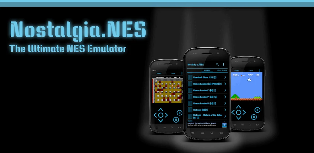 Tangkapan layar gameplay NostalgiaNes Pro 1