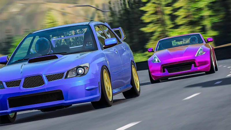 Screenshot gameplay No Hesi Car Traffic Racing 2