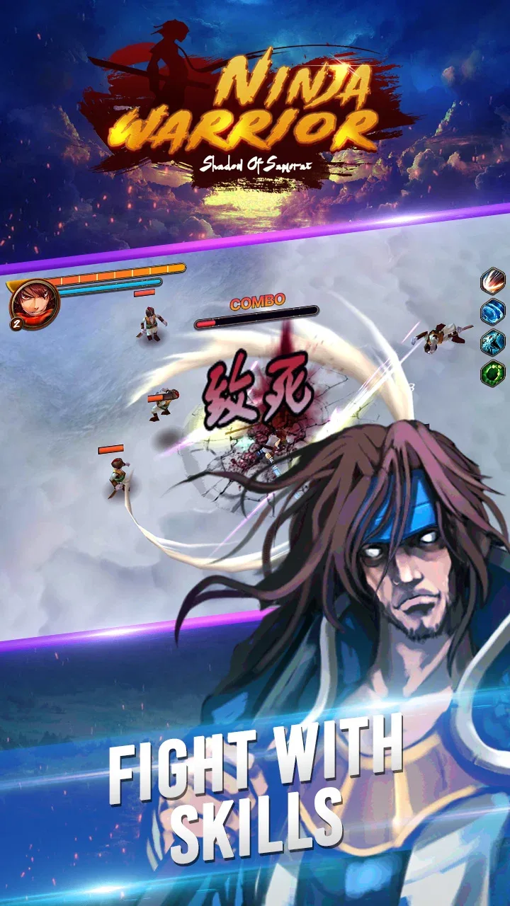 Screenshot gameplay Ninja Warrior Shadow Samurai 2