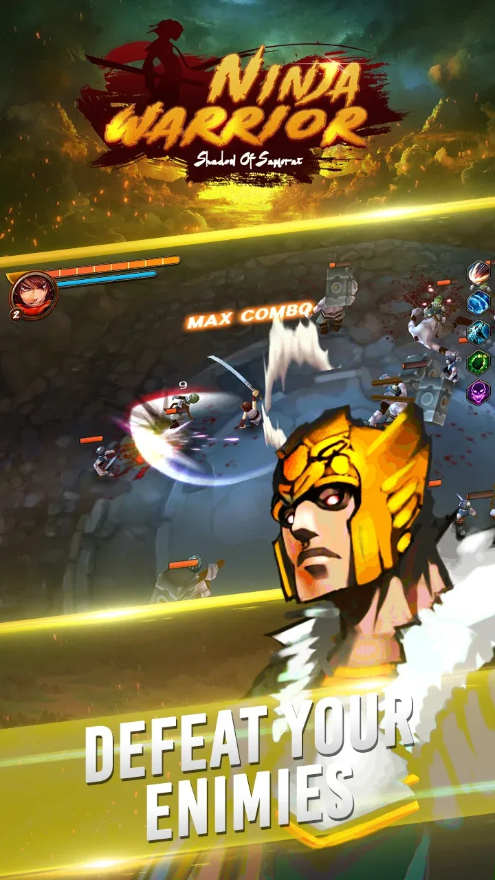 Screenshot gameplay Ninja Warrior Shadow Samurai 3
