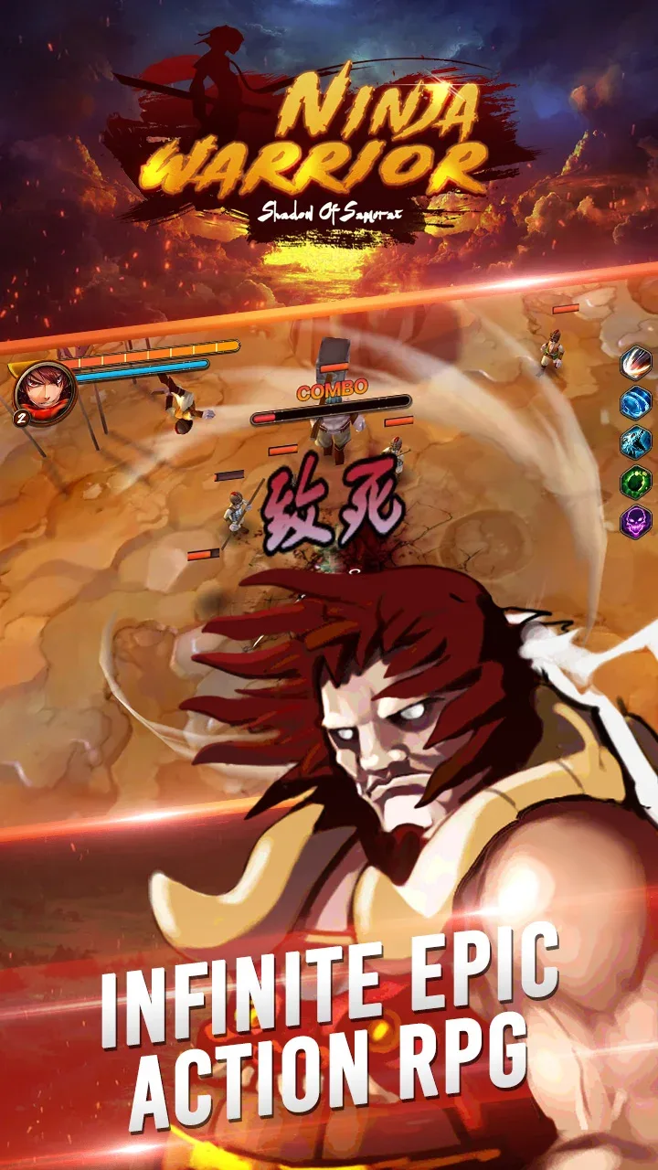 Screenshot gameplay Ninja Warrior Shadow Samurai 4