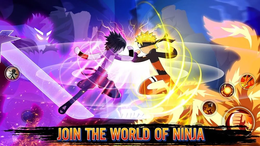 Ninja Stickman Fight: Ultimate - Captura de pantalla de jugabilidad 2