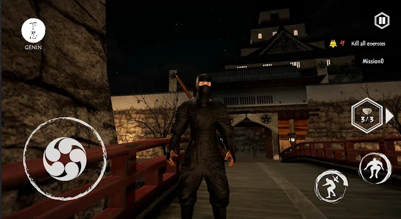 Captura de tela do jogo Ninja Assassin 3