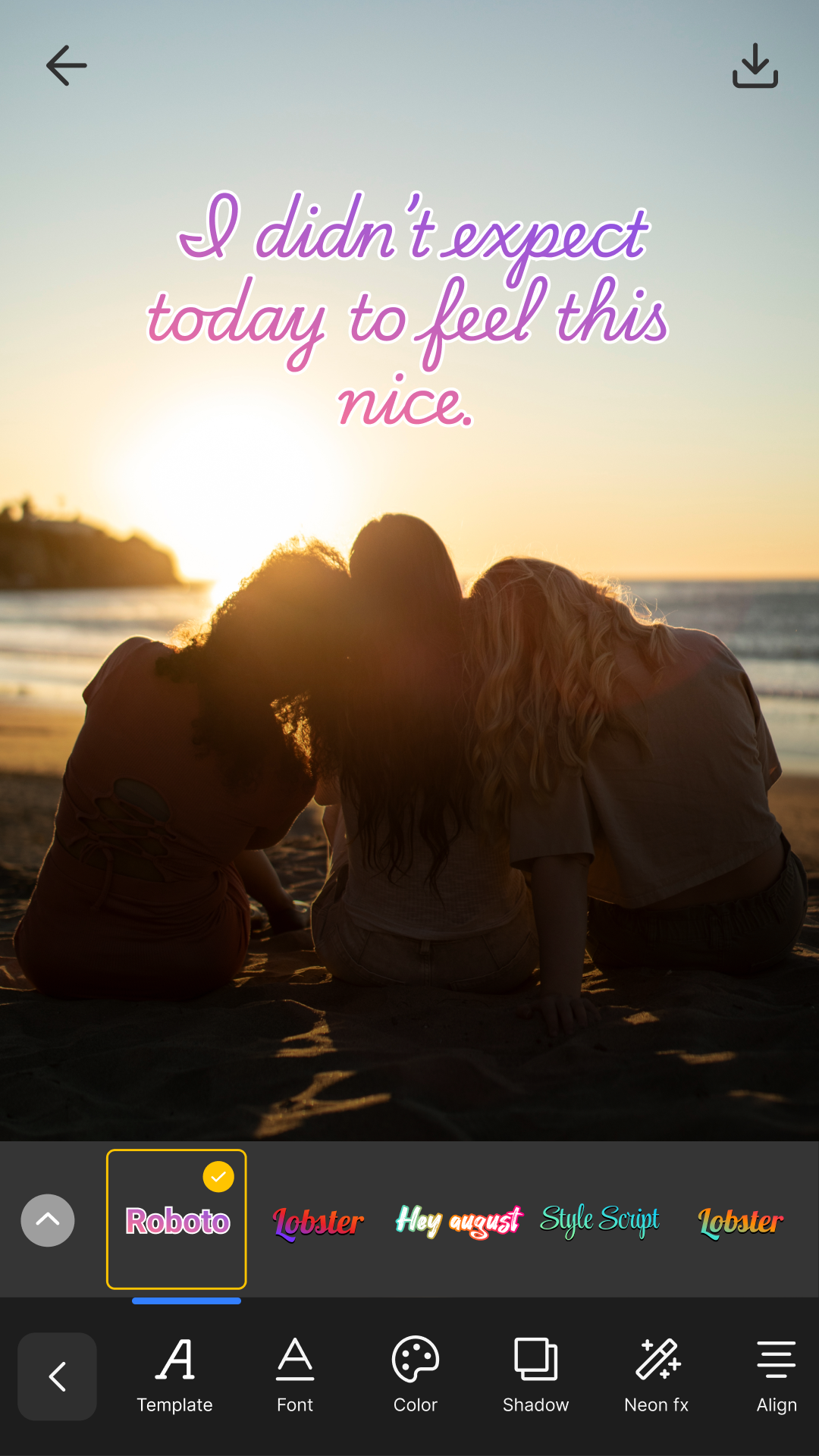 Add Text on Photo - Text Art tangkapan layar 2
