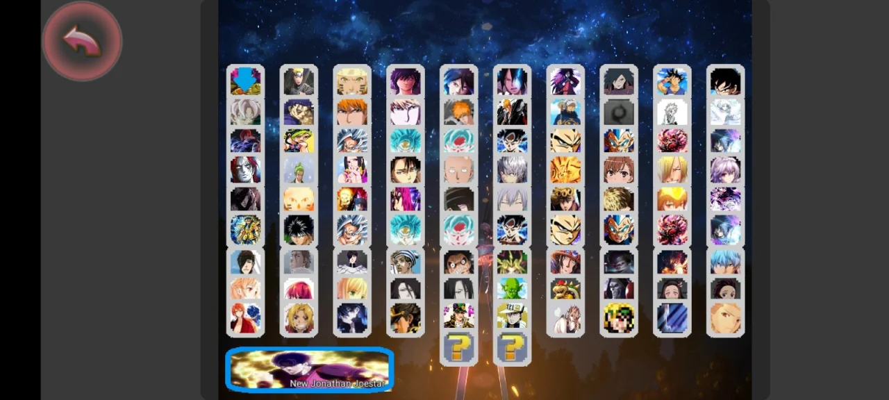 Mugen Anime Fight captura de pantalla 4