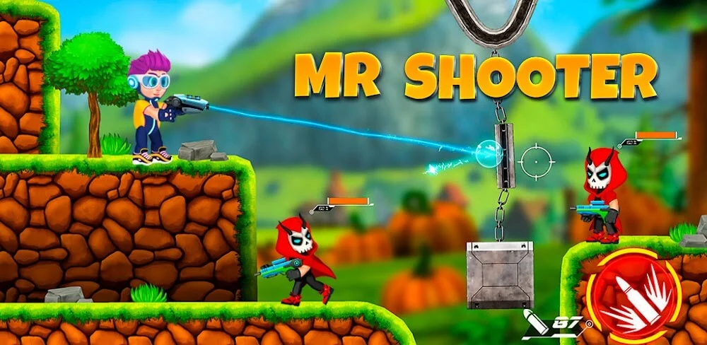 Mr Shooter: Gun Shooting Game captura de pantalla 1