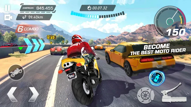 Moto Rider: Traffic Highway screenshot 3