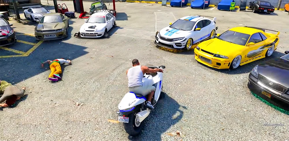 Captura de pantalla de Moto Racing: Driving Simulator 1