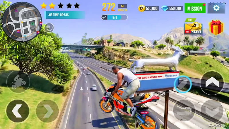Captura de pantalla de Moto Racing: Driving Simulator 5