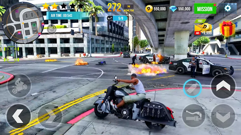 Captura de pantalla de Moto Racing: Driving Simulator 4