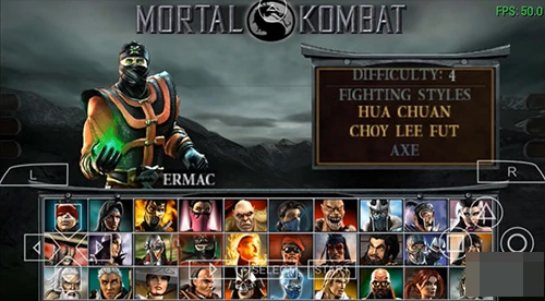 Tangkap layar gameplay Mortal Kombat Unchained 3