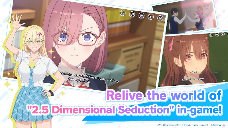 Captura de pantalla del juego de Nigoriri Angels on Stage! 6