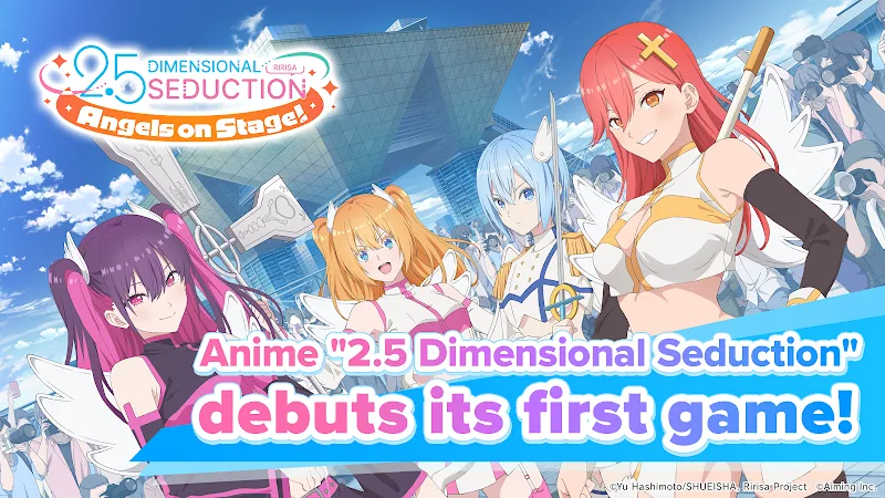 Captura de pantalla del juego de Nigoriri Angels on Stage! 2