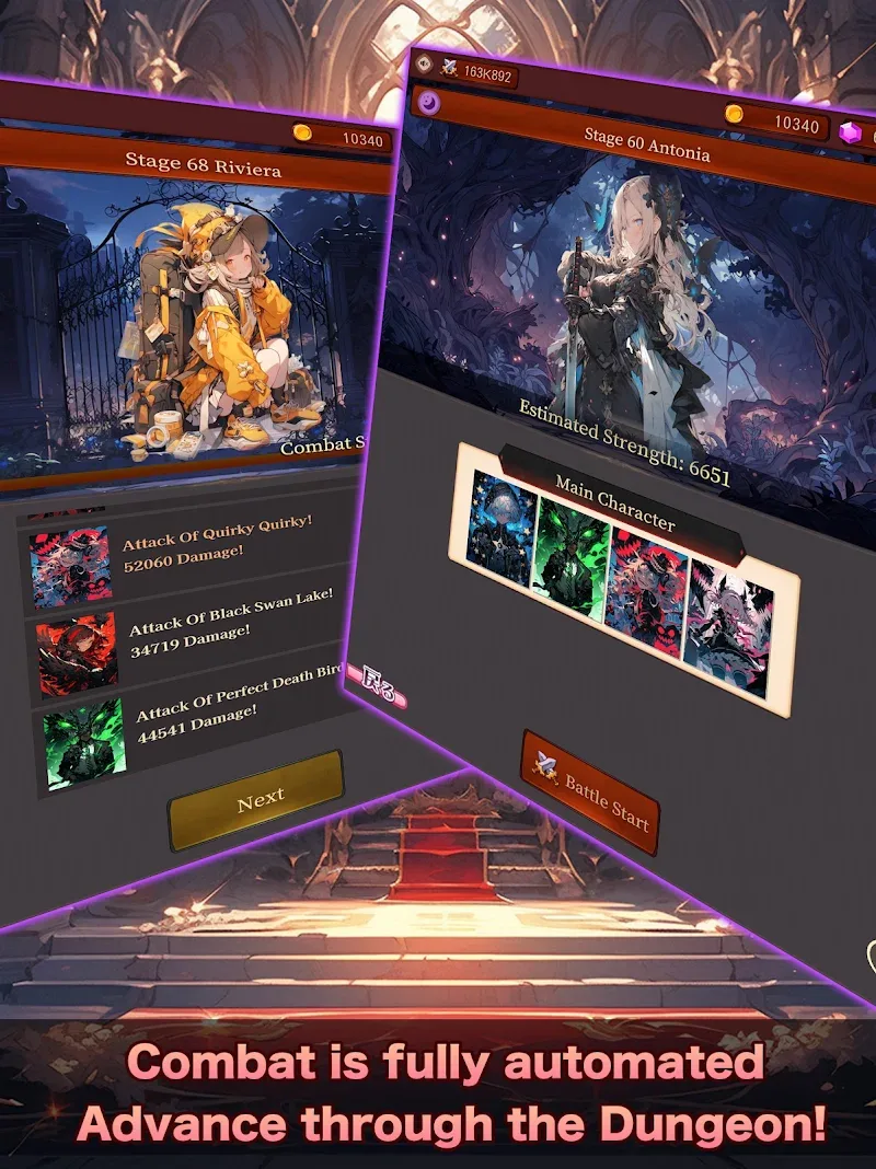 Screenshot Gameplay Night Raid Dungeon 6