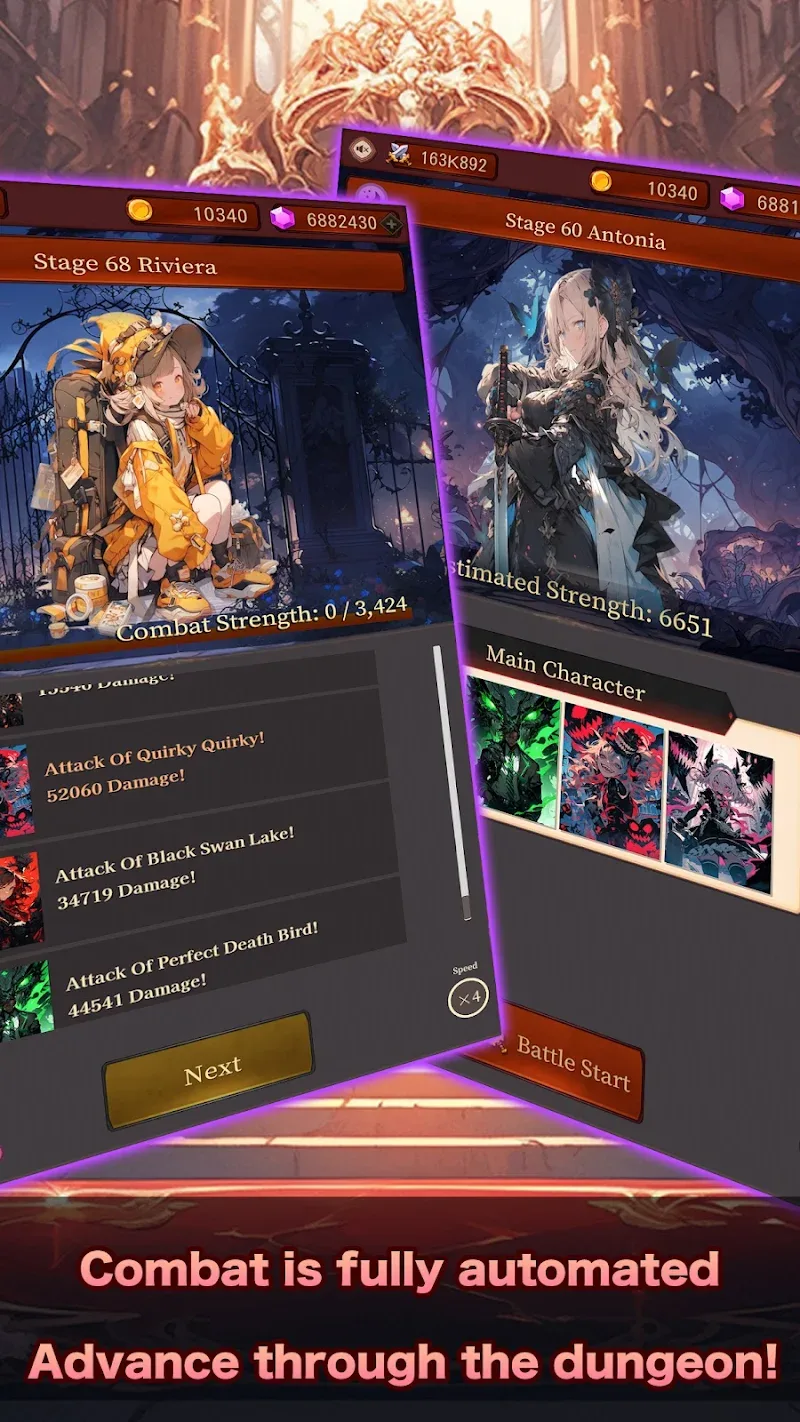 Screenshot Gameplay Night Raid Dungeon 3