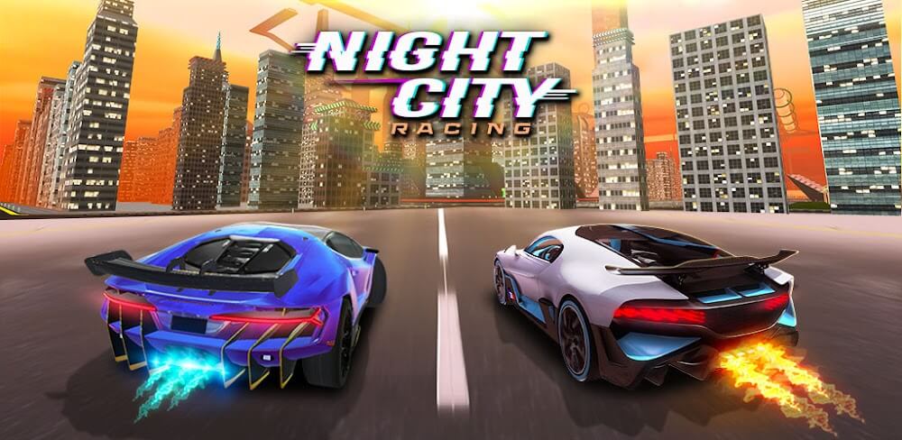Night City Racing gameplay screenshot 1