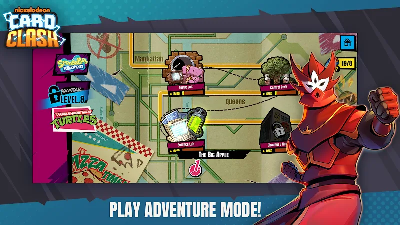 Cuplikan Layar 6 dari Nickelodeon Card Clash