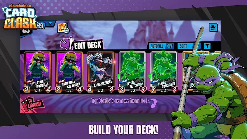 Cuplikan Layar 4 dari Nickelodeon Card Clash