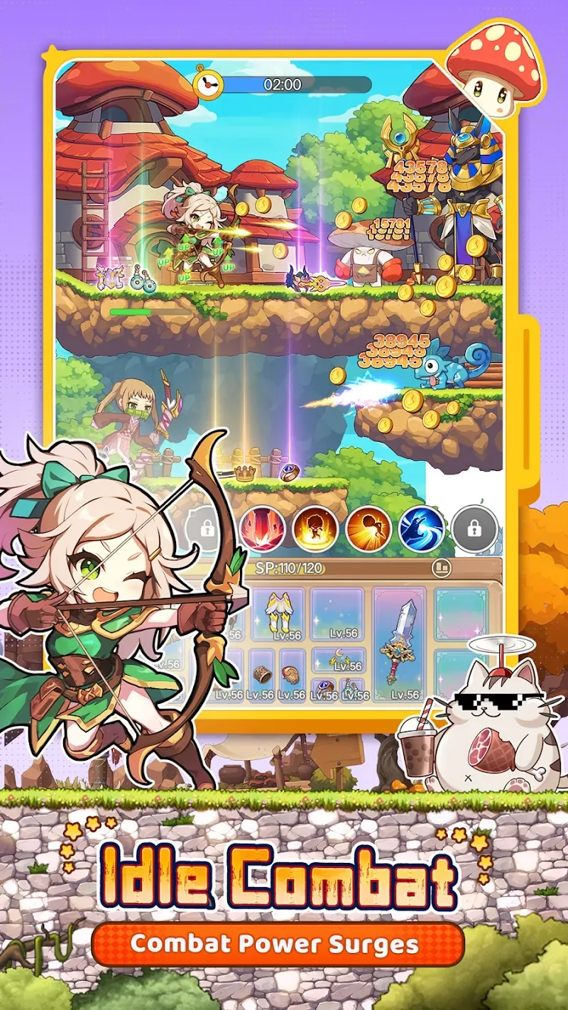 Screenshot gameplay New Rainbow Legend 6