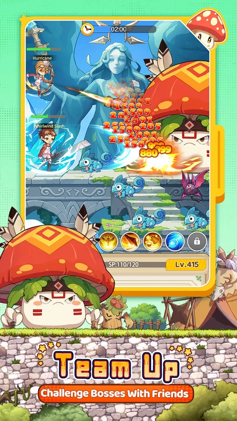 Screenshot gameplay New Rainbow Legend 4