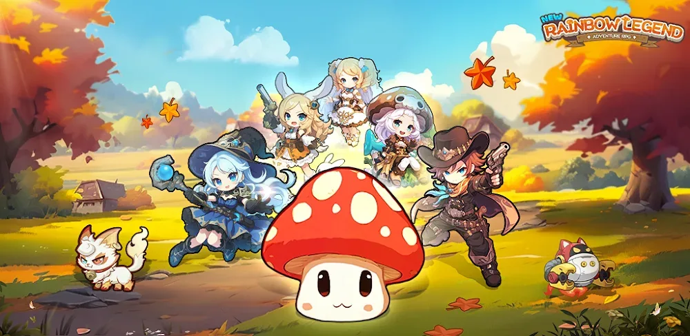 Screenshot gameplay New Rainbow Legend 1