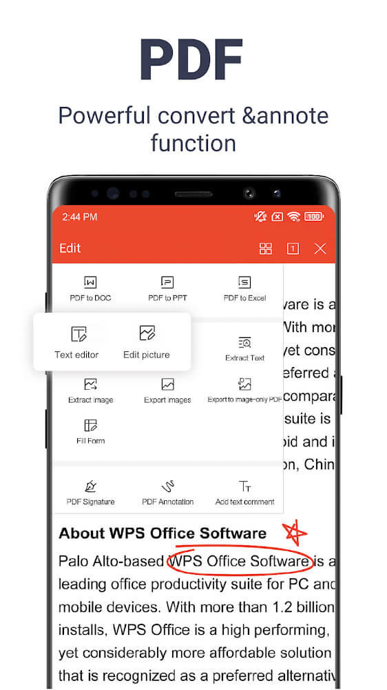 WPS Office 스크린샷 3