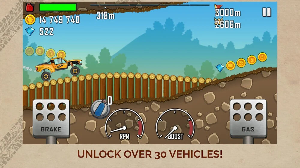 Hill Climb Racing screenshot 3