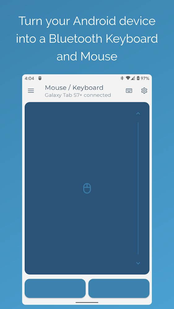 Capture d'écran du clavier et de la souris Bluetooth 2