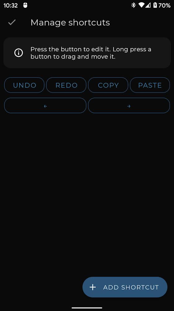 Capture d'écran du clavier et de la souris Bluetooth 6