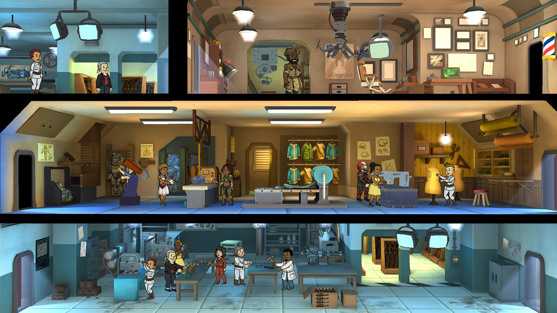Capture d'écran du gameplay de Fallout Shelter 7