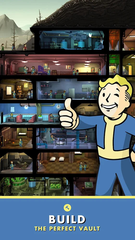 Capture d'écran du gameplay de Fallout Shelter 3