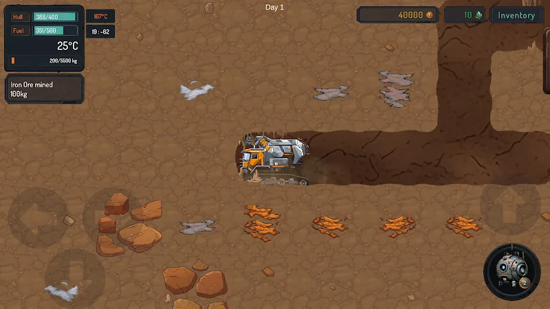 Capture d'écran Miner Depths 3