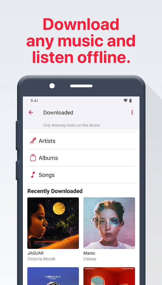 Capture d'écran Apple Music 4