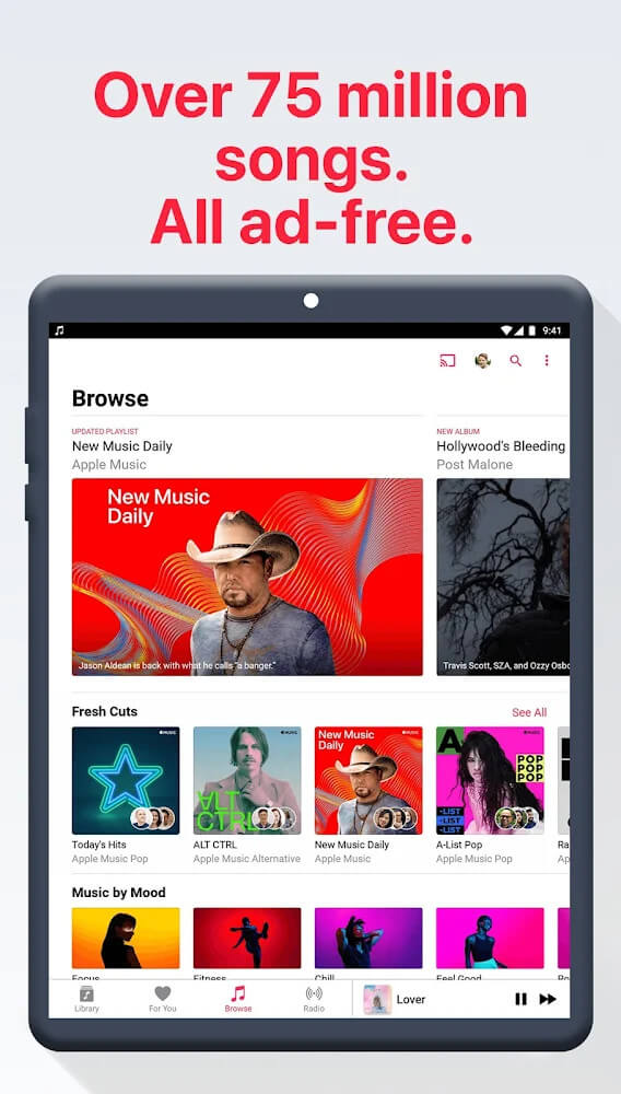 Capture d'écran Apple Music 7