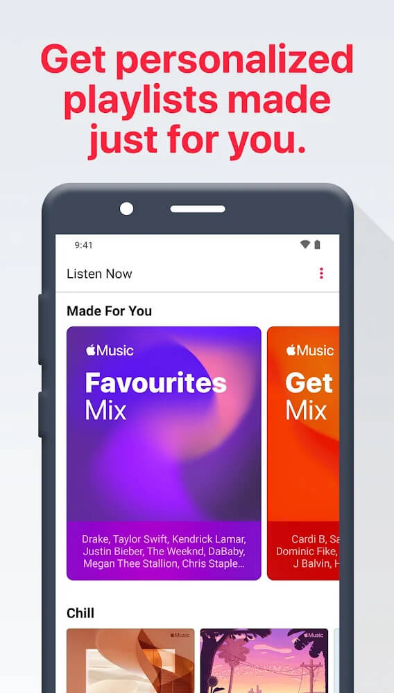Capture d'écran Apple Music 5