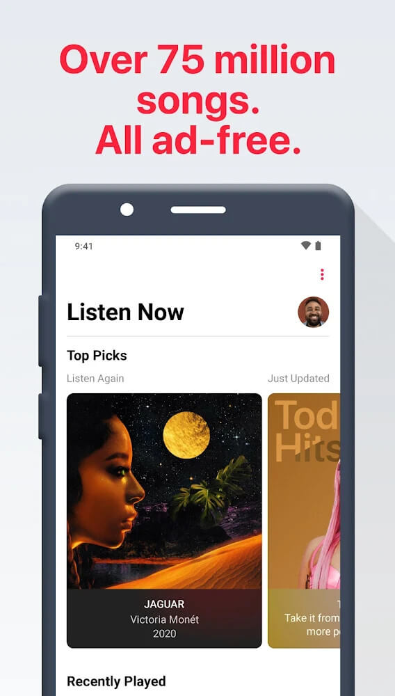 Capture d'écran Apple Music 2