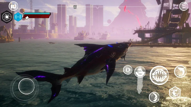 Capture d'écran du gameplay de Maneater 2
