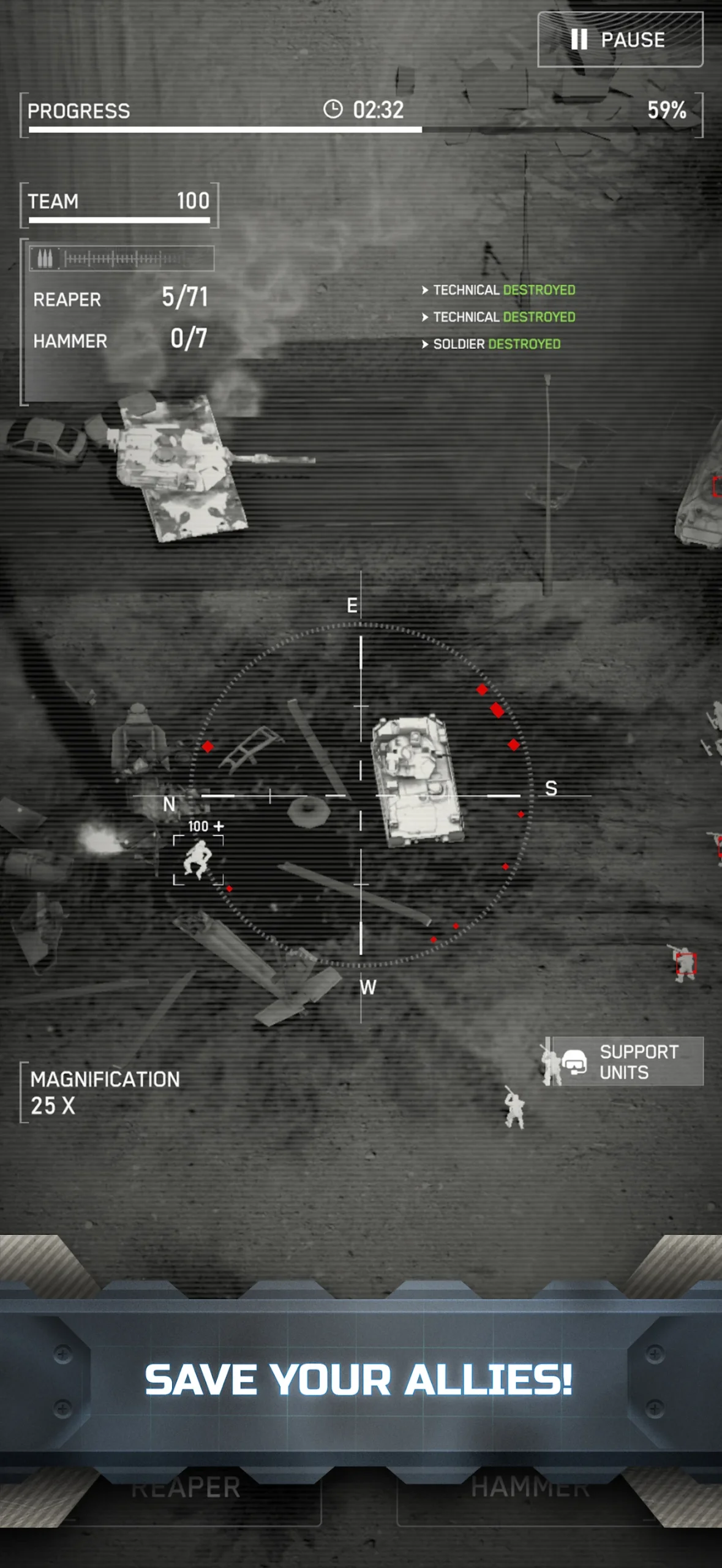 Modern Gunships: AC130 WarGame gameplay screenshot 3